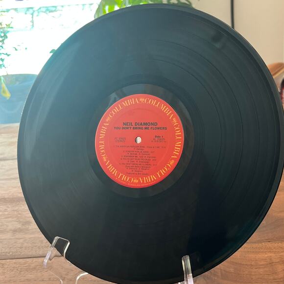 Neil Diamond You Don't Bring Me Flowers Vinyl LP 1978 Columbia 35625 - Picture 4 of 10